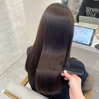 セミロング カラー 髪質改善&ヘアケア /菊池琉那のヘアスタイル