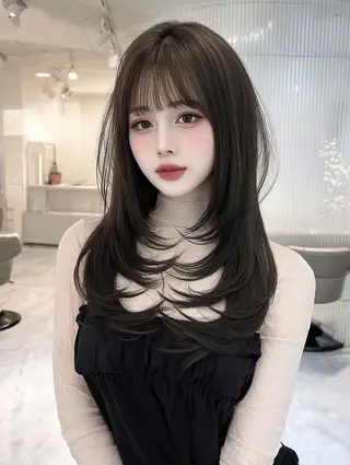 ロング 藤村 雄大のヘアスタイル