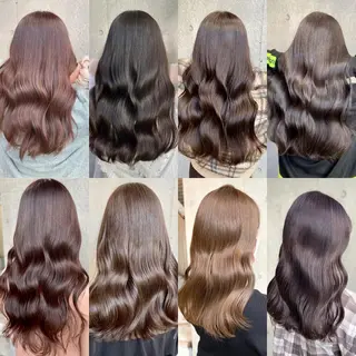 セミロング カラー ボブ& 髪質改善FUMIYAのヘアスタイル