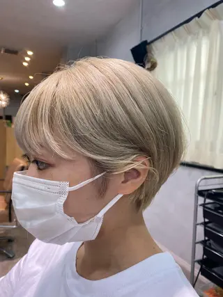ショート 大久保 優香のヘアスタイル