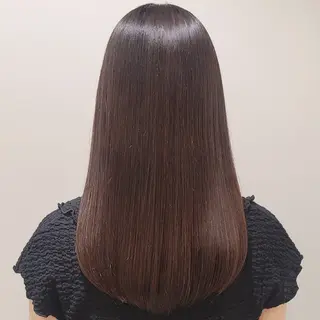 セミロング カットモデル/ セット/宮里心香のヘアスタイル