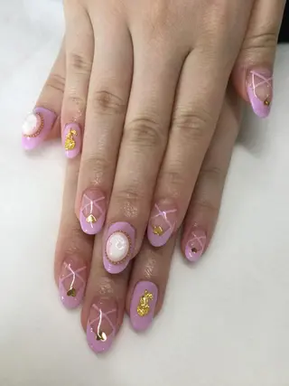 ネイル 💎🐰 saki. m 🐰💎のネイルデザイン