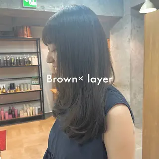 ロング カラー Eri 🌿透明感・艶カラーのヘアスタイル