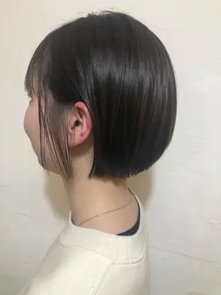 ショート カラー デザインカット🎨 ボブ🫟おざきのヘアスタイル