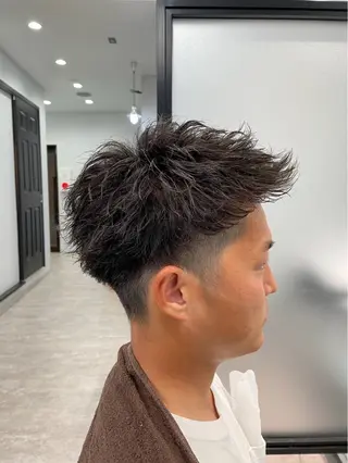 ショート 海老澤 玲二のヘアスタイル