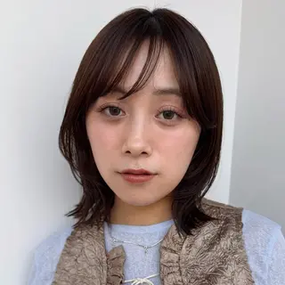 ミディアム カラー 透明感カラー/レイ ヤー/Nana🌈のヘアスタイル