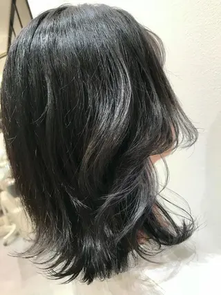 セミロング パーマモデル募集🌈 森脇帆南のヘアスタイル