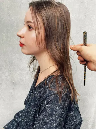 セミロング 【雰囲気ﾍｱ☺︎】 岩井隼人のヘアスタイル