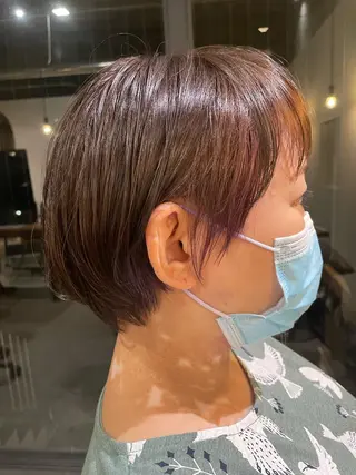 ショート カラー 佐藤 世怜奈のヘアスタイル