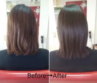 カラー 岸本 友子のヘアスタイル