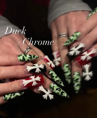 ロング SEINA_ NAIL🐈‍⬛💗のネイルデザイン