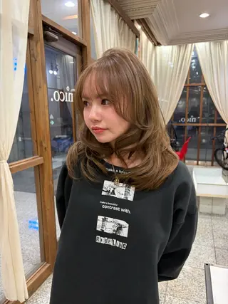 ミディアム KANNA🩵 /nico心斎橋のヘアスタイル