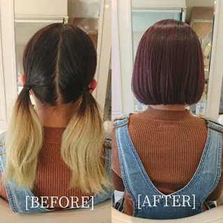 カラー 高橋 佑のヘアスタイル