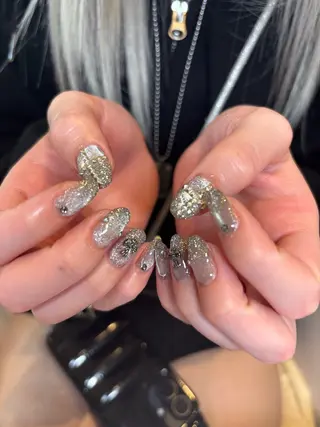 ネイル 倫実/スカルプ /ガーリー/個性派のネイルデザイン