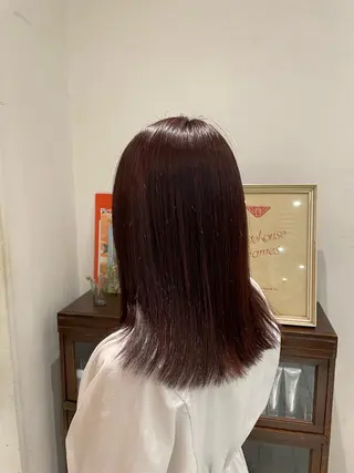 カラー shiomi H辻田 杏梨のヘアスタイル