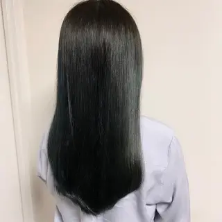 ロング 大竹 涼のヘアスタイル