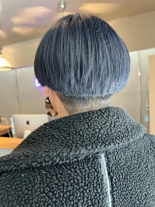 カラー 赤み消しカラー✳️ 井上明日翔💫のヘアスタイル