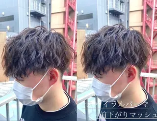 パーマ メンズ 梅田中崎町メンズ 美容師ユースケのヘアスタイル
