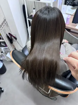 ロング 艶髪改善師/高橋潤 /縮毛矯正のヘアスタイル