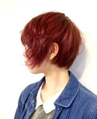 ショート カラー 🪼個性、雰囲気🪼 ⛈オカダ🎧のヘアスタイル