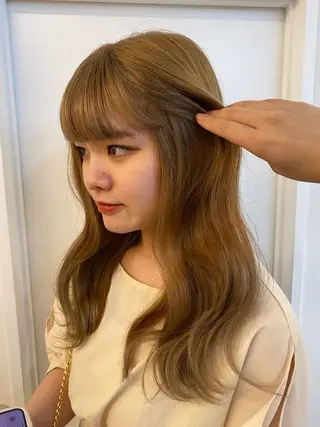 ロング カラー ichika/福岡 /透明感カラー🤎のヘアスタイル