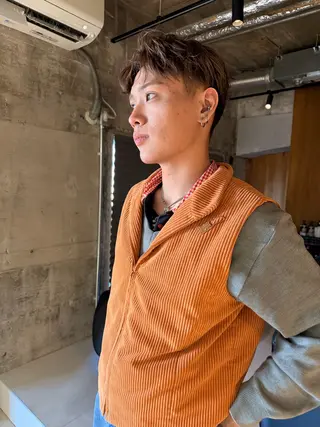 ショート カラー メンズ メンズ特化 しゅうへいのヘアスタイル