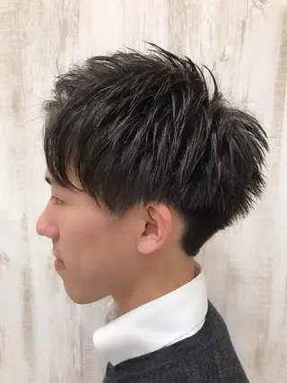 メンズ メンズパーマ波巻き 🌳大森悠登🌳のヘアスタイル