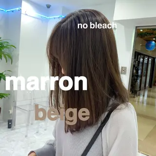 ミディアム カラー ヘアアレンジ 完全💗マンツーマン marinのヘアスタイル