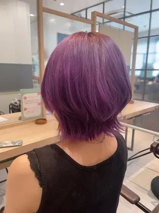 カラー パーマ/ボブ/ 佐々木翔のヘアスタイル