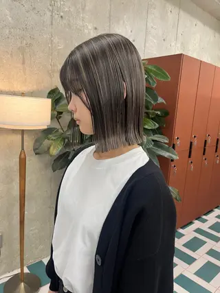 ショート HINA/栄/ボブ/ ボブパーマ/インナーのヘアスタイル