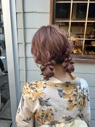 ミディアム ヘアアレンジ 大人可愛いHair ❤︎Ayakoのヘアスタイル