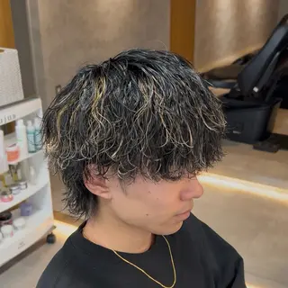 カラー パーマ メンズ 【札幌メンズ特化】 つばさ🔥のヘアスタイル