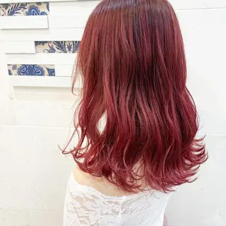 ミディアム 💘カラー人気No. 1💘SAYAのヘアスタイル