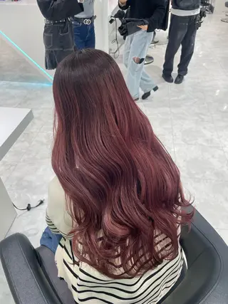 カラー 🤍ブリーチなし ブラウンhimi🤍のヘアスタイル