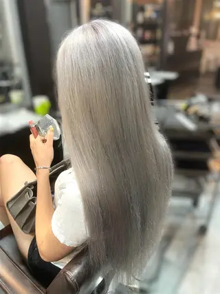 ロング KIRA スズキ タクヤ／店長のヘアスタイル