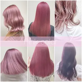 ショート カラー パーマ ヘアアレンジ メンズ キッズ ネイル マツエク・マツパ 切りっぱなしヘアボブ ミディアムヘアRYOのヘアスタイル