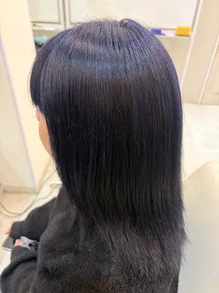 ミディアム カラー りゅうせい ／モデル募集中のヘアスタイル