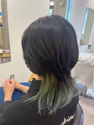 ミディアム カラー メンズ 古谷 雄汰808naluのヘアスタイル