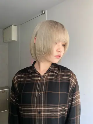 ミディアム カラー mina 🌷のヘアスタイル
