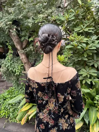 ロング ヘアアレンジ 🎗️【ヘアセット 美眉】吉川玲🎗️のヘアスタイル