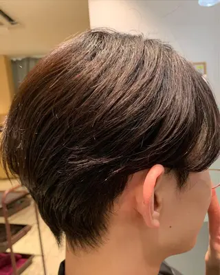 ミディアム パーマ メンズ メンズスタイル 櫻井康太のヘアスタイル