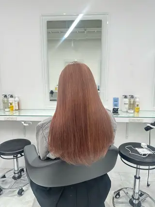 セミロング カラー ❄最強かわいいカラー ❄️MINA❄️のヘアスタイル
