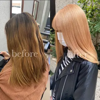 ロング カラー ハイトーン/デザイン hirokiのヘアスタイル