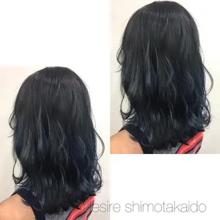 ミディアム カラー 薄田 珠美のヘアスタイル