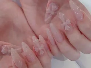 ネイル 🎀も ものネイルデザイン