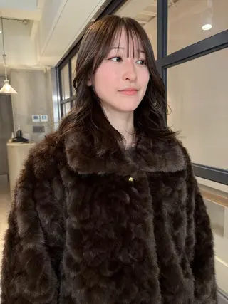 ミディアム マツイ モモノのヘアスタイル