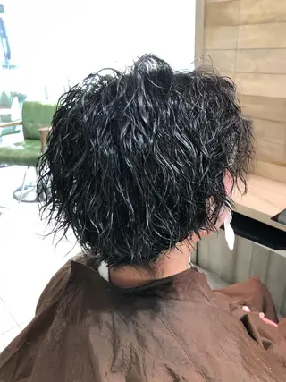 パーマ メンズ 川口髪質改善ウルトワ 🌈毛島健樹🌈のヘアスタイル