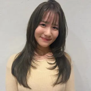 ロング カラー 🍒中川葵久美🍒 レイヤー/メンズのヘアスタイル