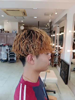 パーマ メンズ ショート/似合わせ みやじまのヘアスタイル