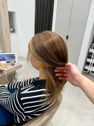 ロング カラー EARTH菊名店👾 ひらのすぐるのヘアスタイル